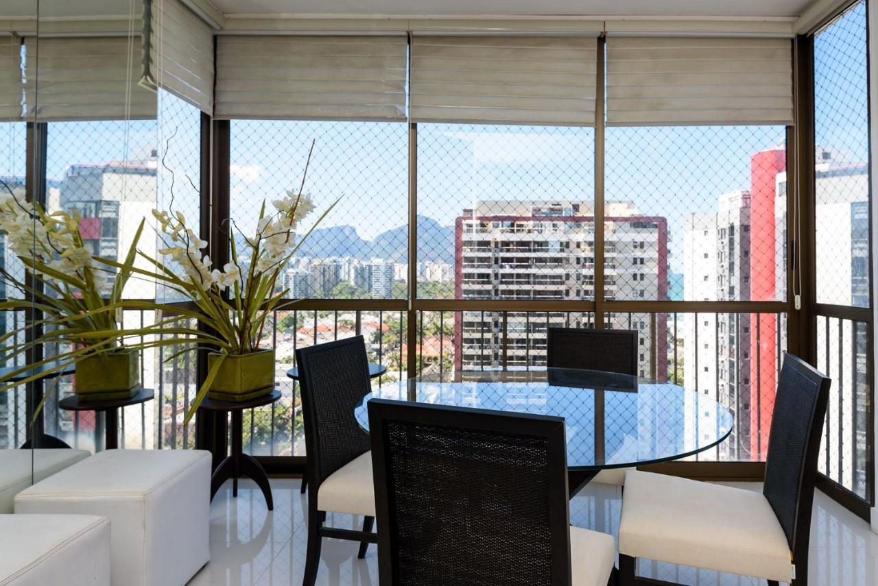 דירות ריו דה ז'ניירו Omar Do Rio - Lc 1203 Moderno 2Qts Beira-Mar, Com Vista E Piscina, Academia, Quadra De Esportes E Smart Tv מראה חיצוני תמונה